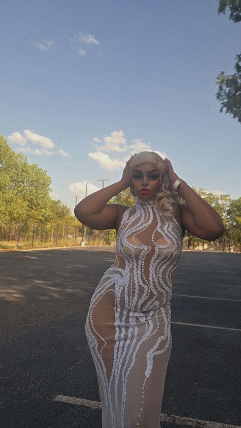 Customer photo review of Pearl Mirage Gown
