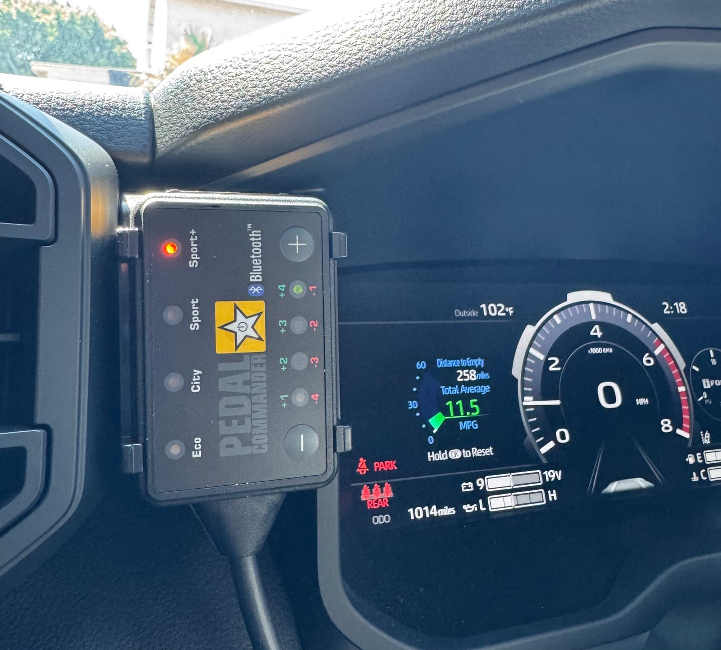 Customer photo review of Pedal Commander for Toyota Tundra