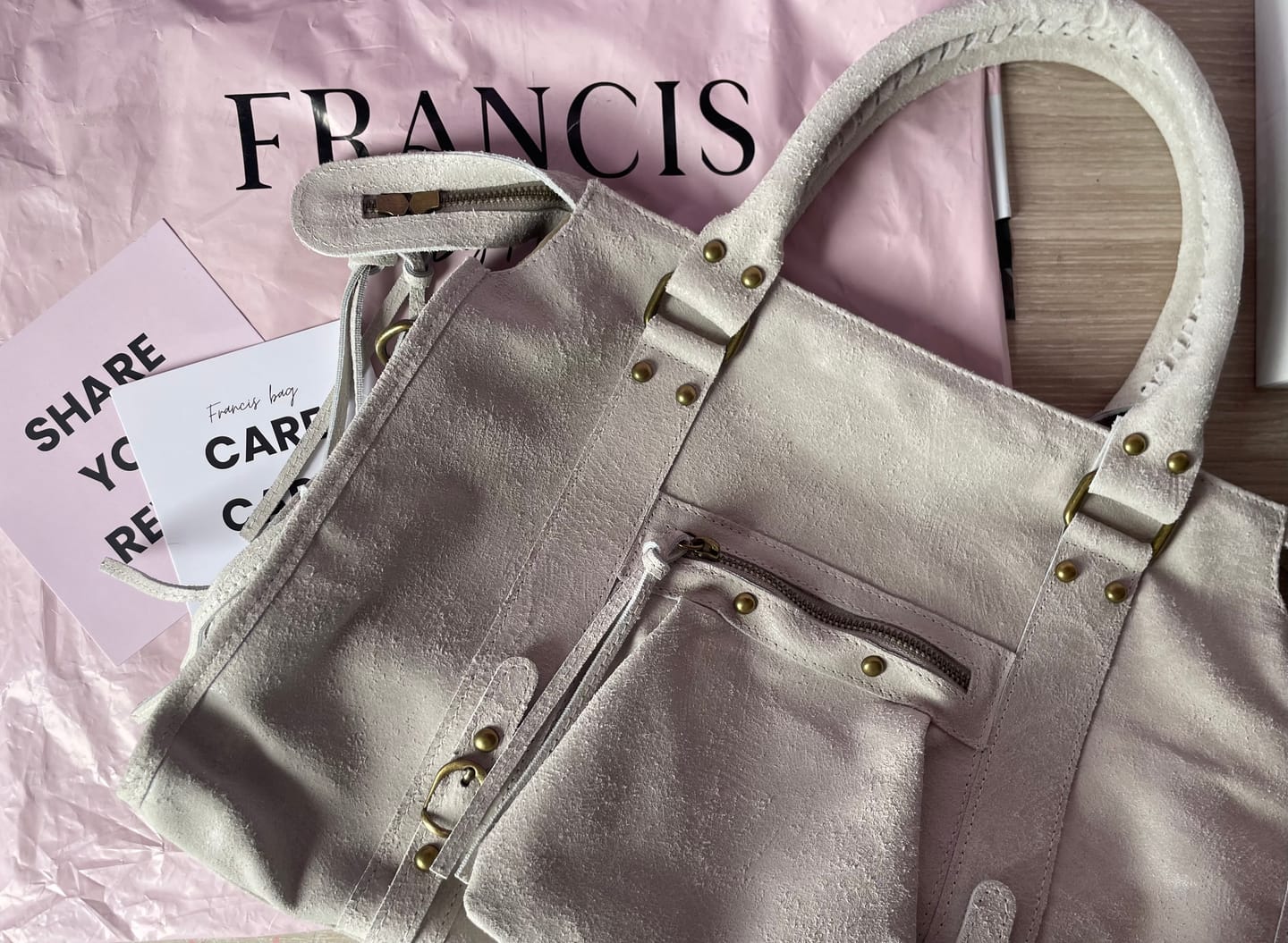 Customer photo review of It girl bag off white