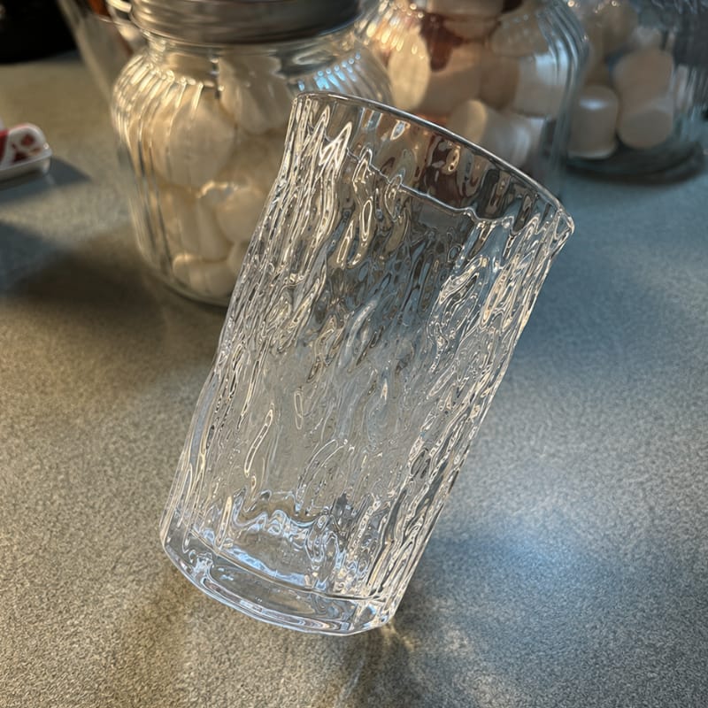 Customer photo review of Takumi Tree Pattern Glass Water Cup Set