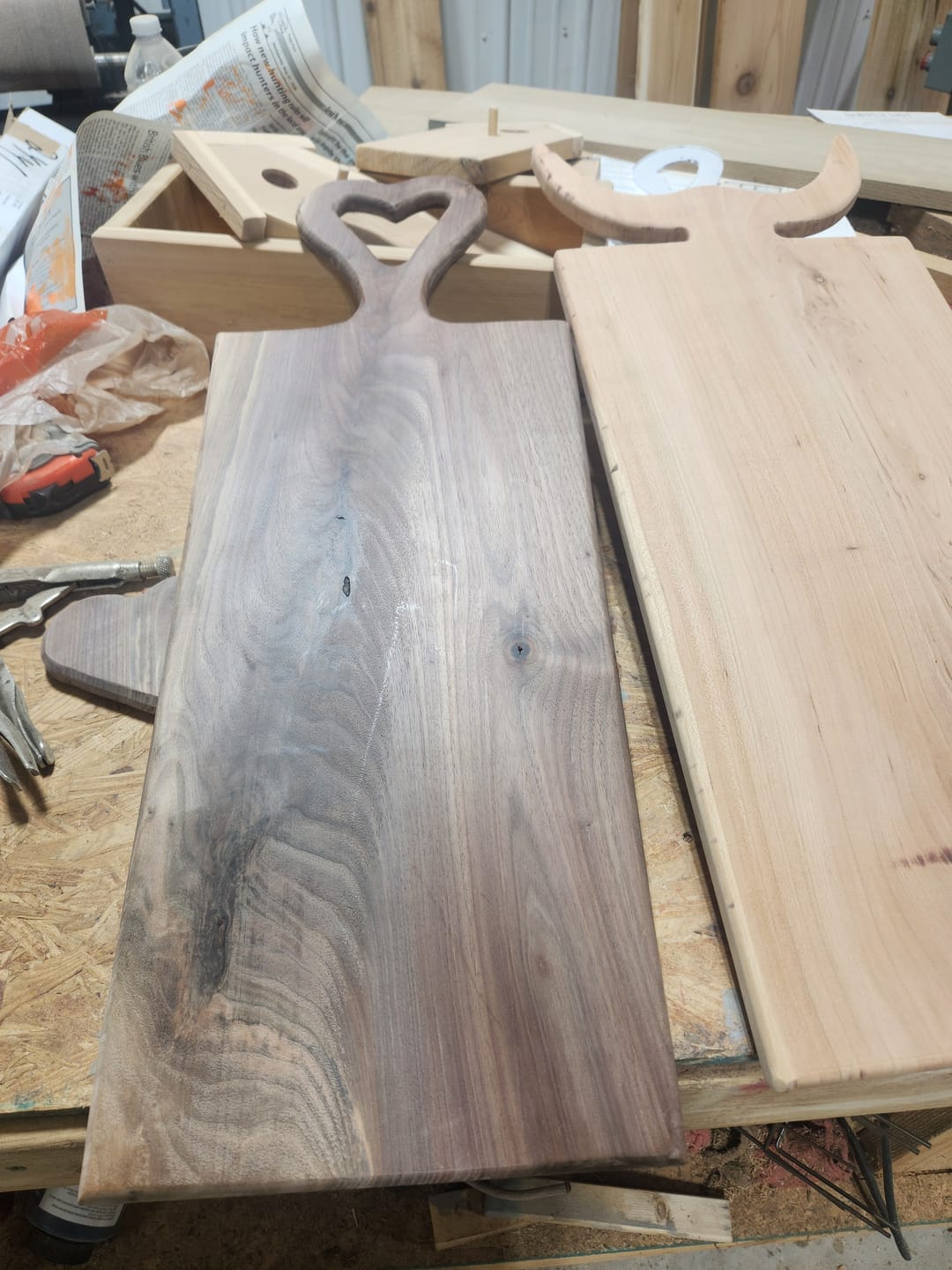 Customer photo review of Longhorn Handle Acrylic Router Template