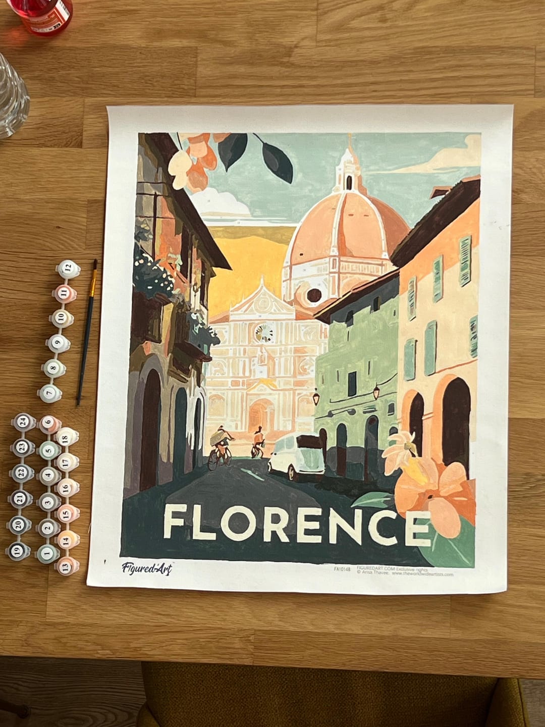 Customer photo review of Affiche Vintage Florence