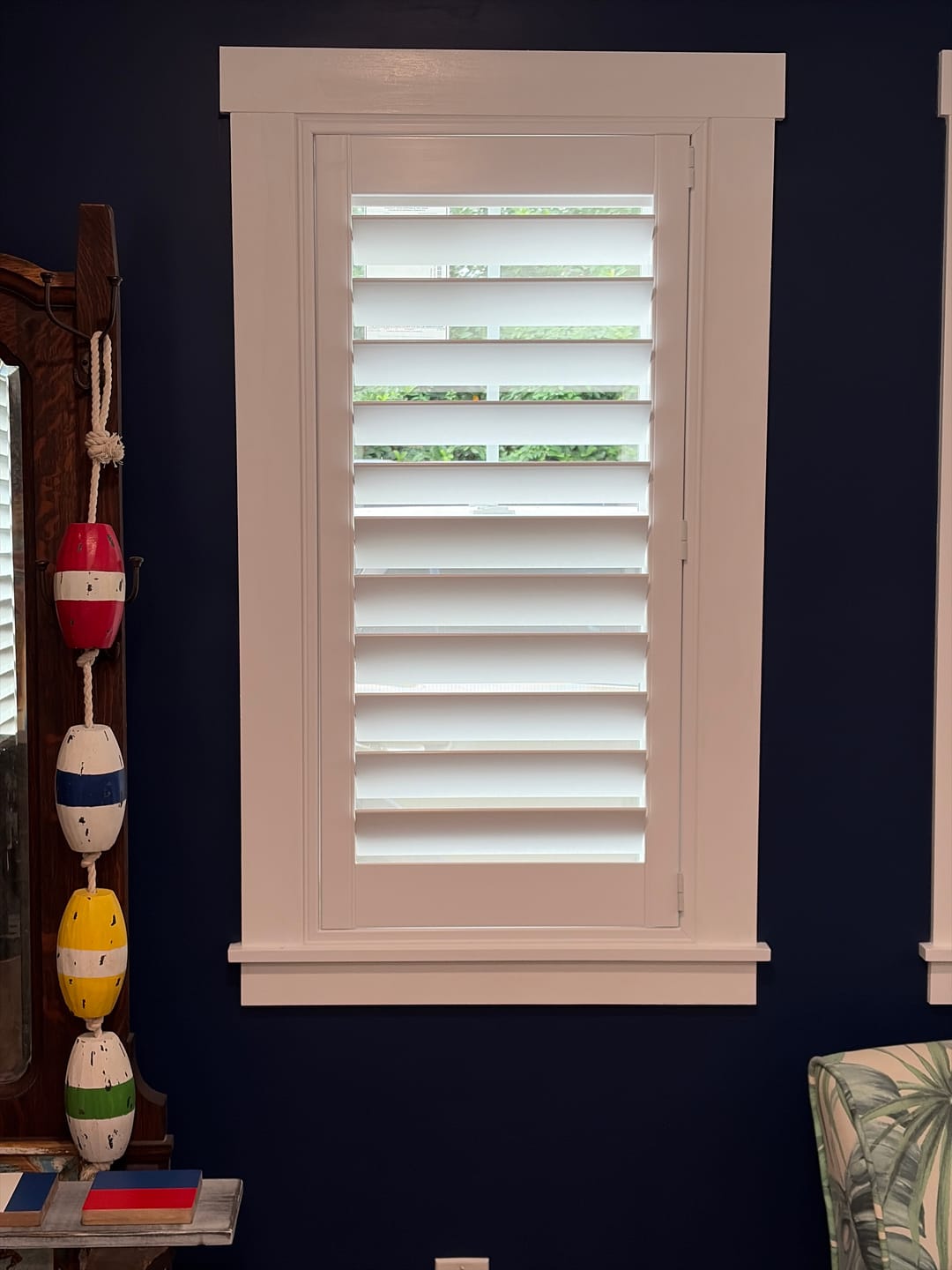 Customer photo review of Hybrid Wood Plantation Shutter