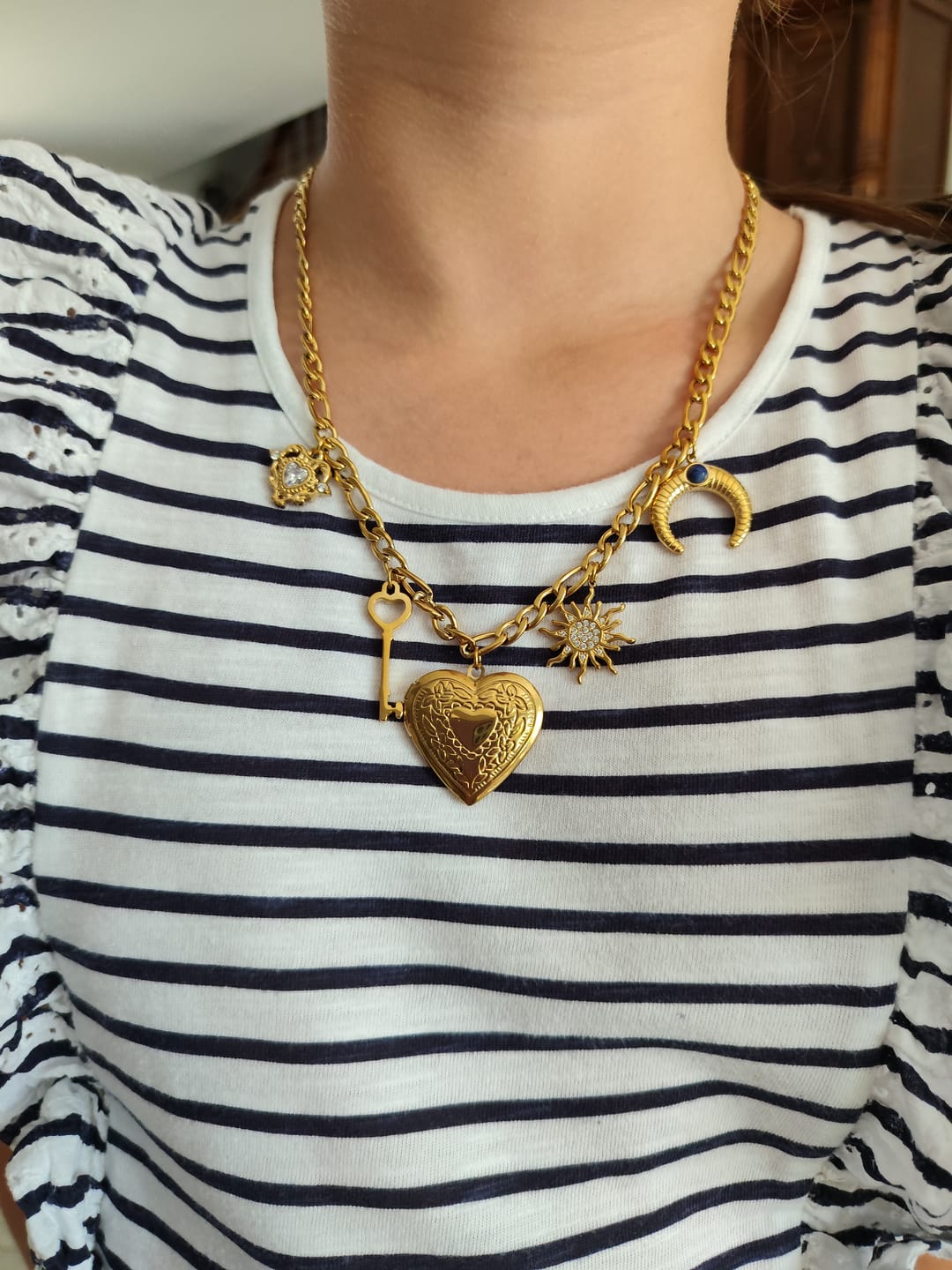 Customer photo review of Collier en acier inoxydable Réf 36