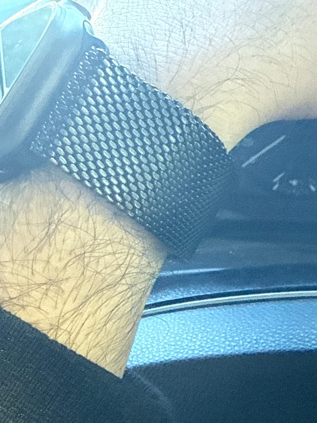 Customer photo review of Titanium Milanese Loop
