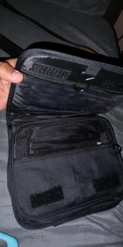 Customer photo review of Men's Toiletry Bag – Waterproof Hanging Travel Wash Pouch