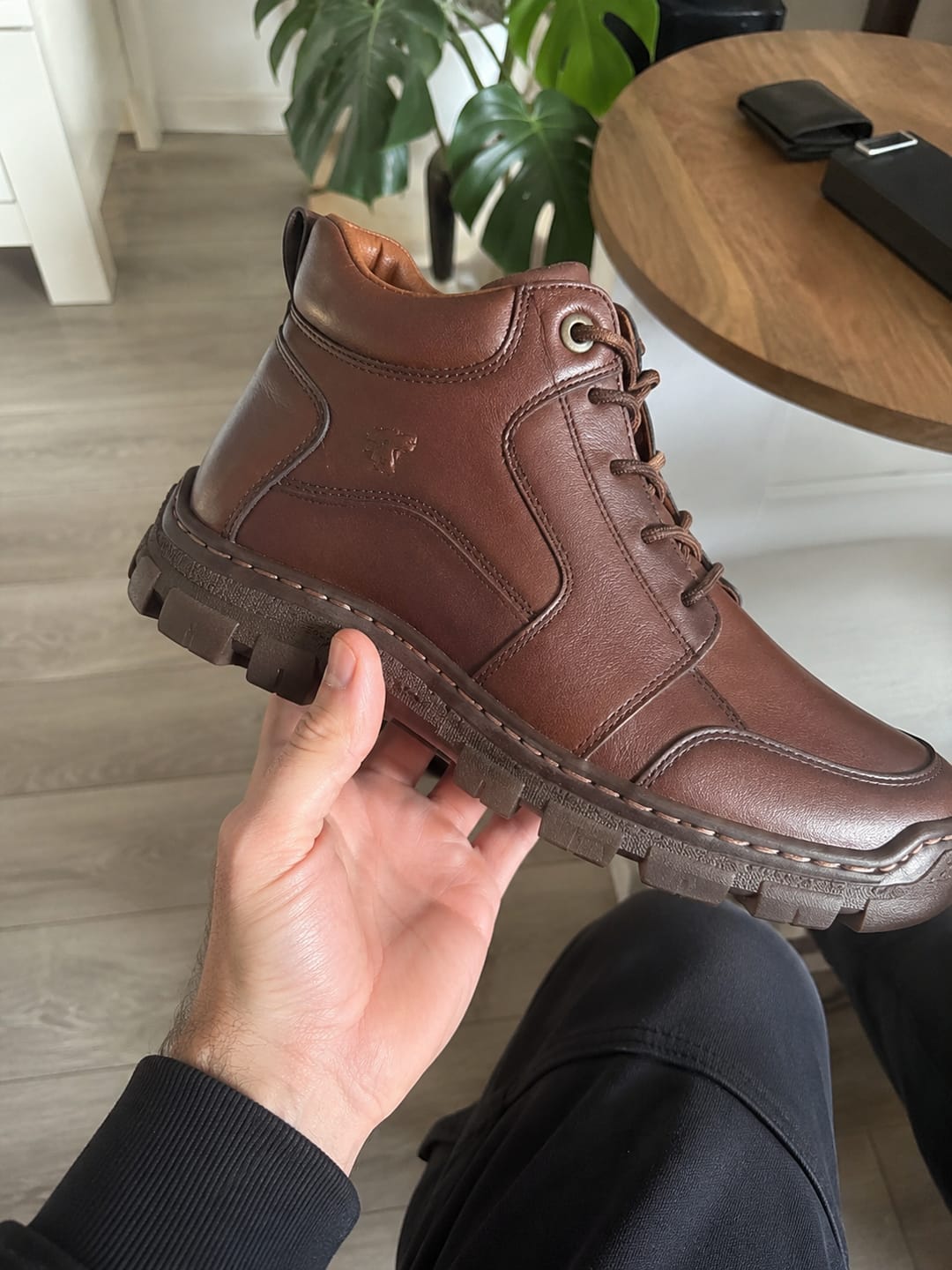 Customer photo review of Orthopedische premium leren laarzen