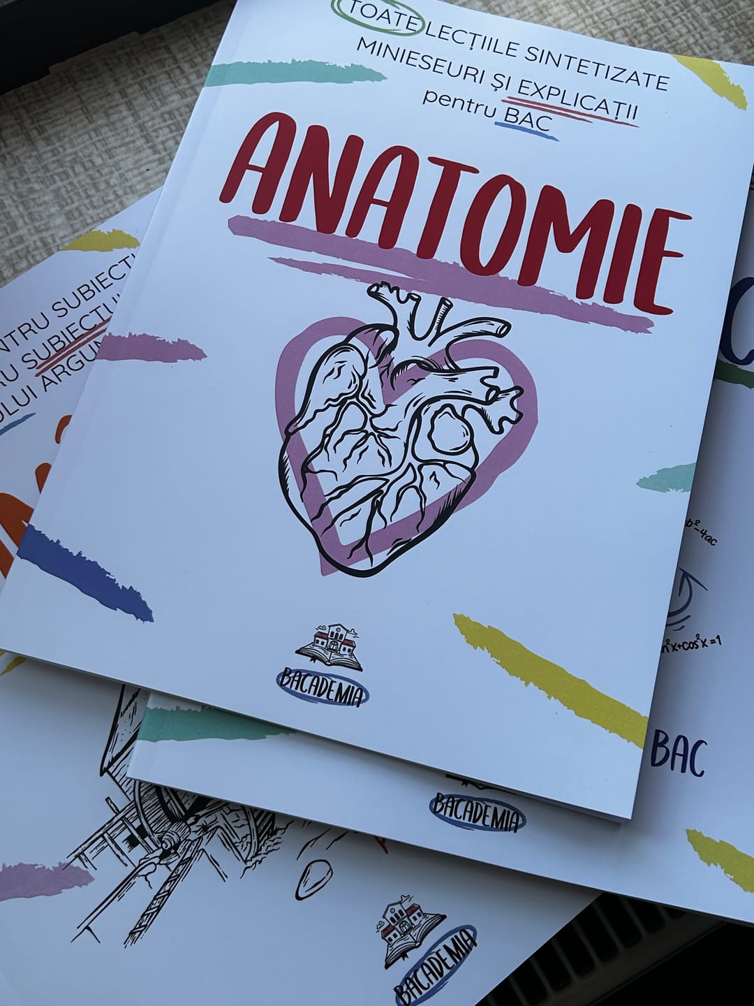 Customer photo review of Pachet Bacalaureat (Română + Matematică + Anatomie clasele XI-XII) Bacademia