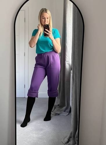 Customer photo review of Calze BambooFlow™ a Compressione punta CHIUSA – Gambe leggere tutto il giorno!