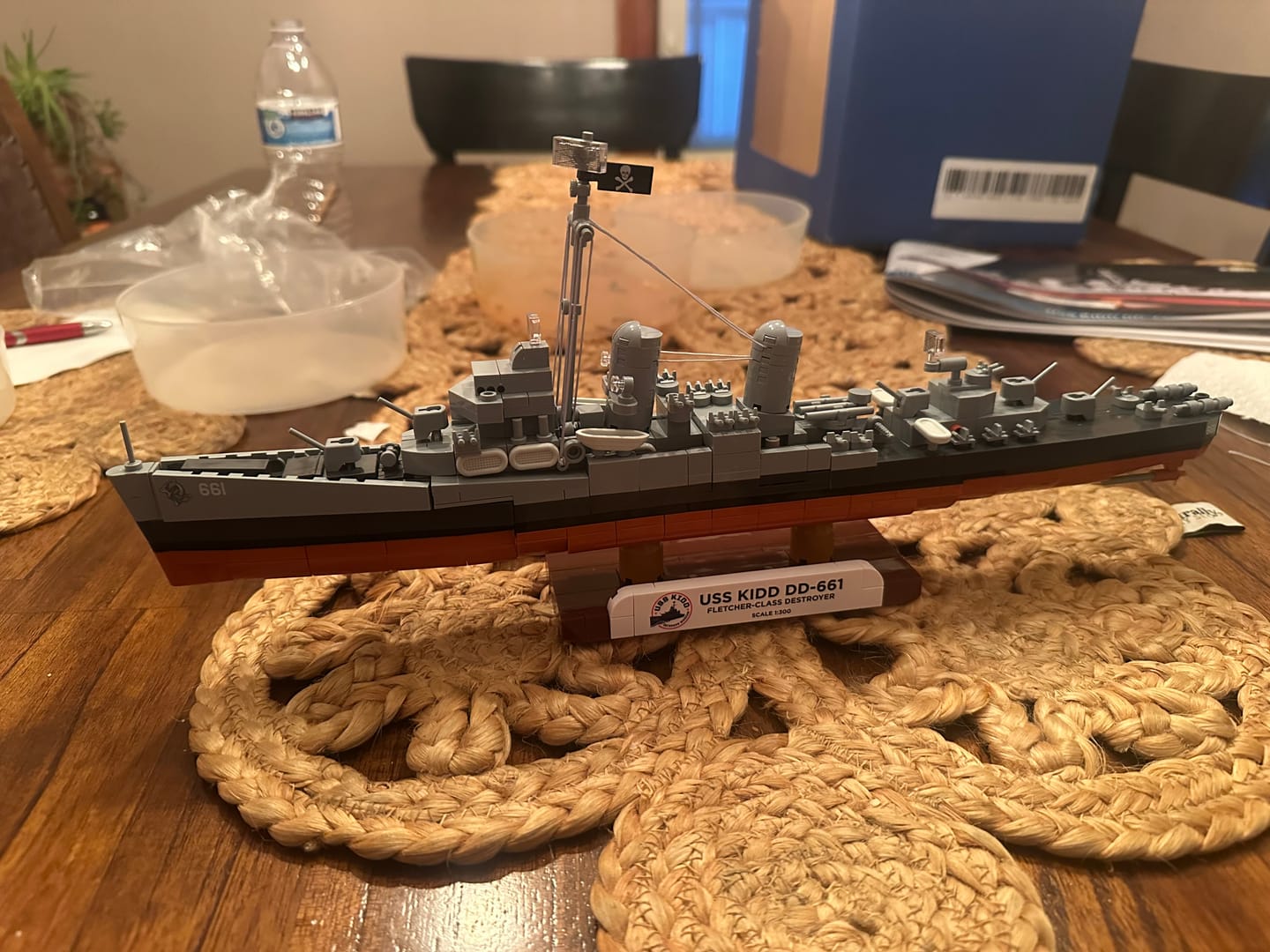 Customer photo review of COBI USS Kidd DD-661 Destroyer: Set #4866
