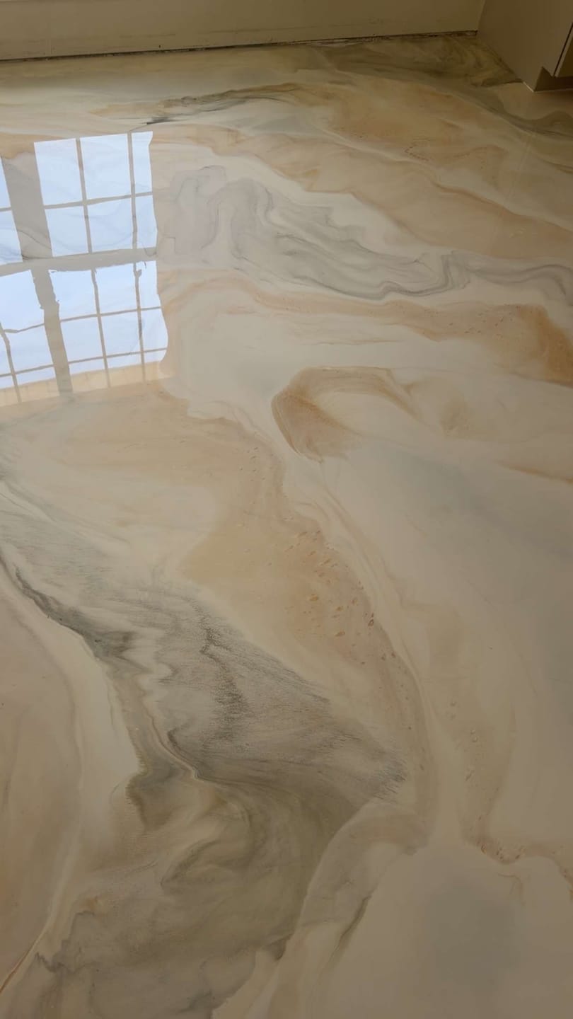 Customer photo review of Metallic Epoxy Powder Pigments - Cohills