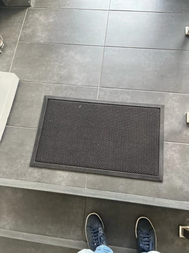 Customer photo review of PVC Rubber Doormat - Water Resistant Welcome Mat