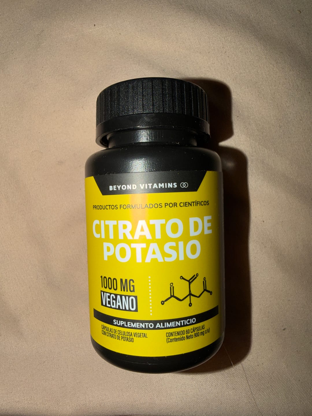 Customer photo review of Citrato de potasio 60 Caps