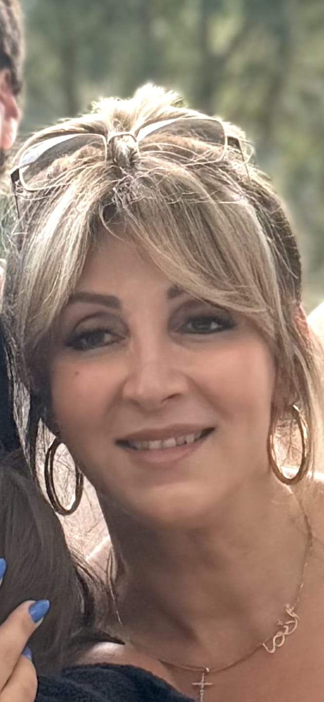 Customer photo review of Nadia Tube Hoop Earrings