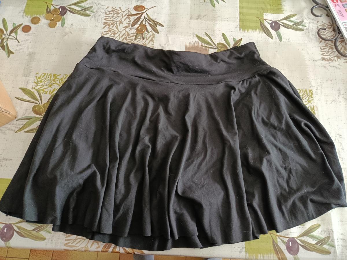 Customer photo review of Jupe-short de sport plissée avec poche