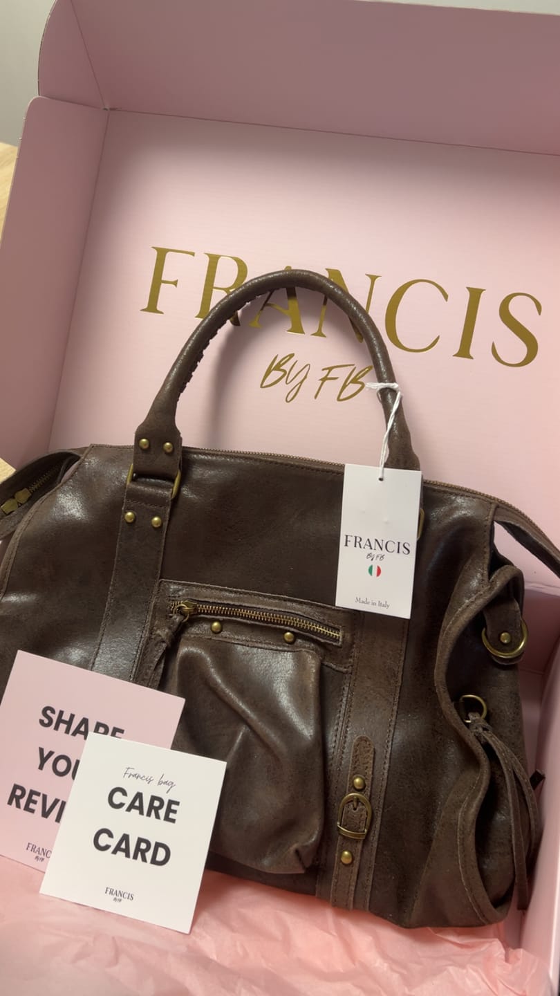 Customer photo review of It girl bag espresso martini