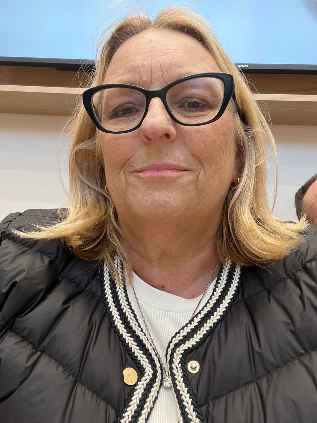 Customer photo review of Fern Puffer Down Jacket - Black