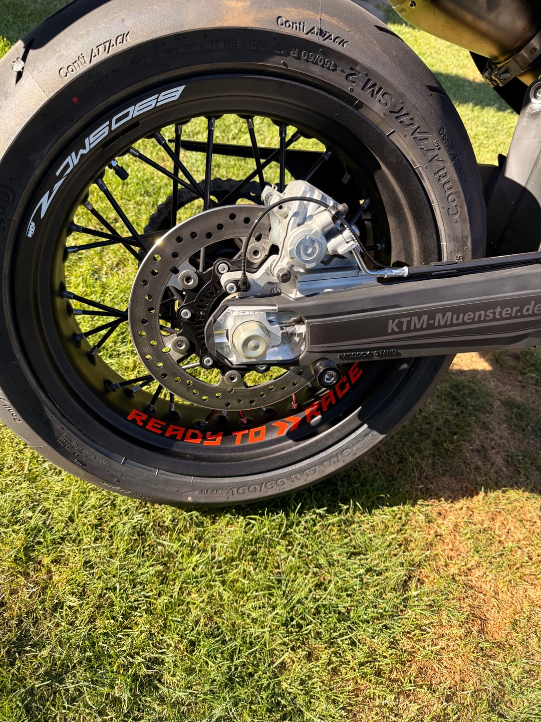 Customer photo review of KTM Decals - "Ready To Race"