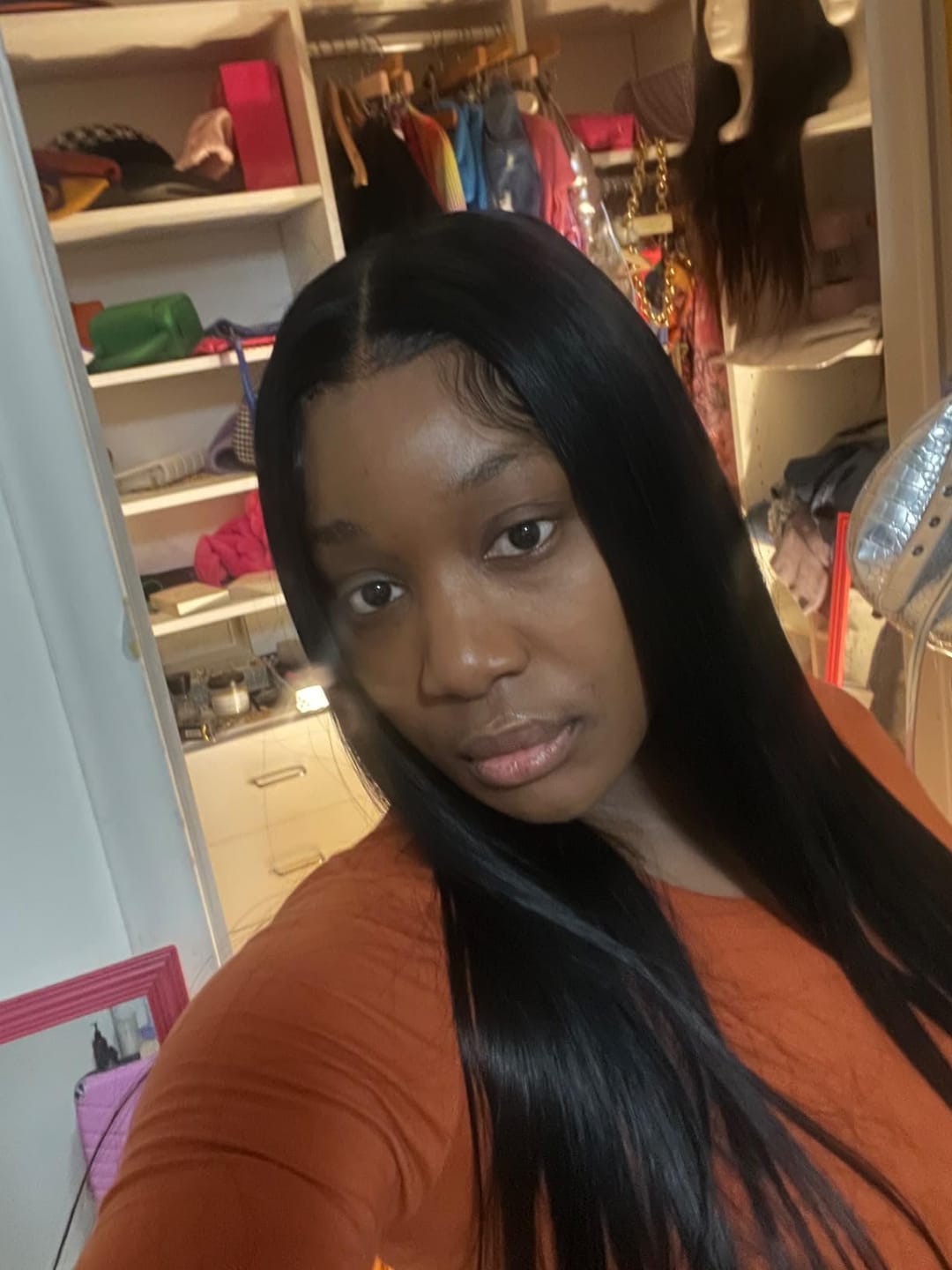 Customer photo review of Wavymy Wear Go Glueless Lace Wigs Pre-cut HD Lace Wigs Human Hair Pre-plucked Natural Hairline 180% Density