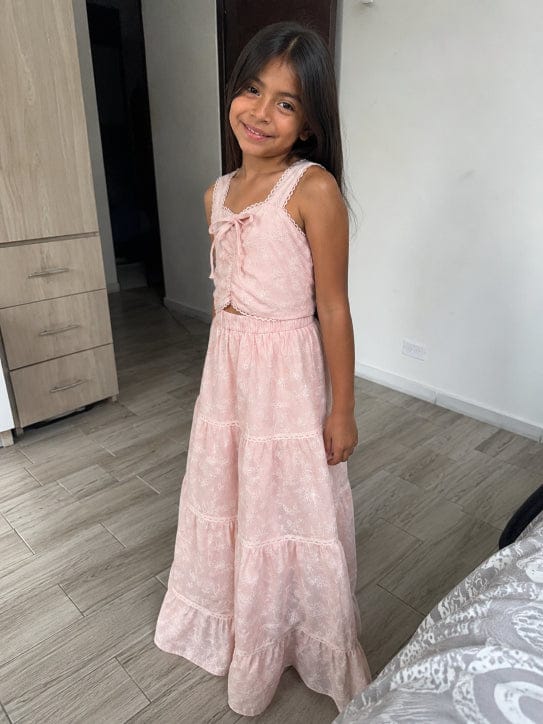 Customer photo review of Vestido Largo para niña - Aitana