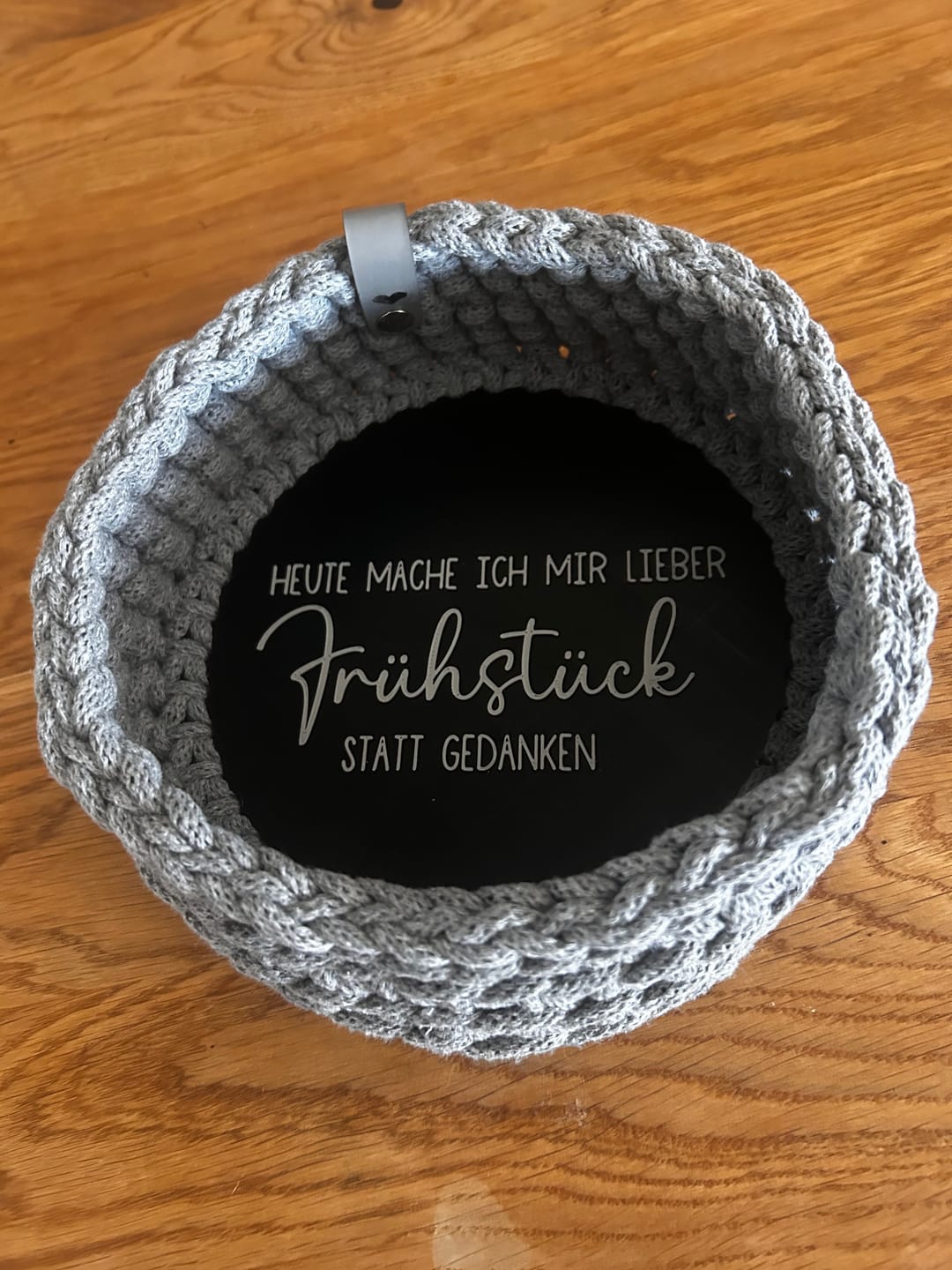 Customer photo review of Label Set mit Stern Ausschnitt - Häkelkorb Label - CS0027