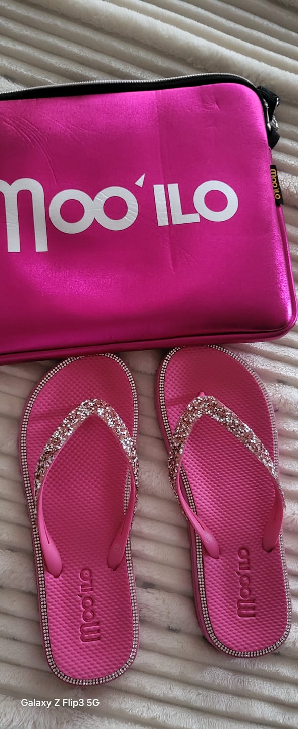 Customer photo review of Flip-Flop / Anna - Magenta-Pink