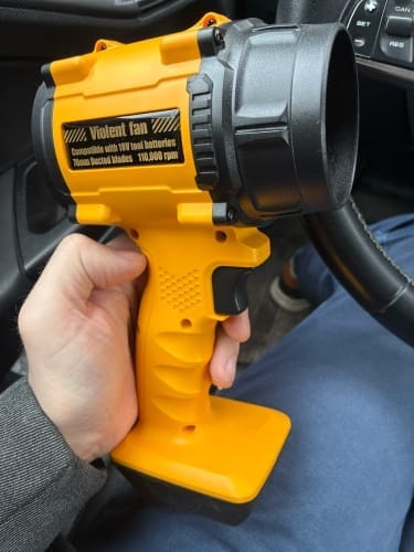 Customer photo review of High Power Air Blower - Turbo Jet Fan Leaf Duster