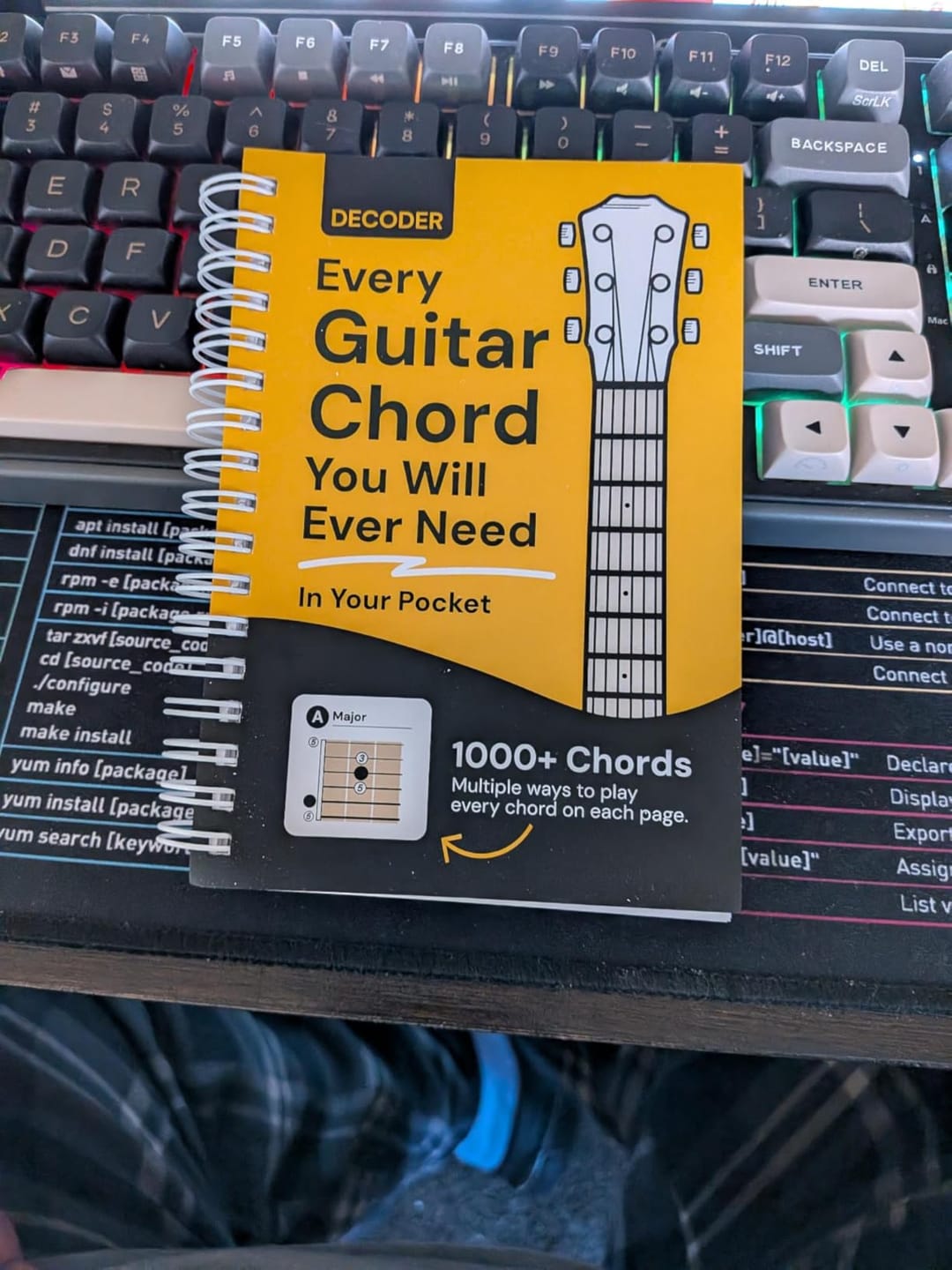 Customer photo review of Every Guitar Chord You'll Ever Need