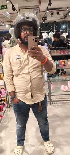 Customer photo review of Customized Magnetic Badge | Wear Your Brand