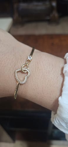 Customer photo review of Mor Och Dotter – Infinity Heart-Armband – Så Stolt Över Dig