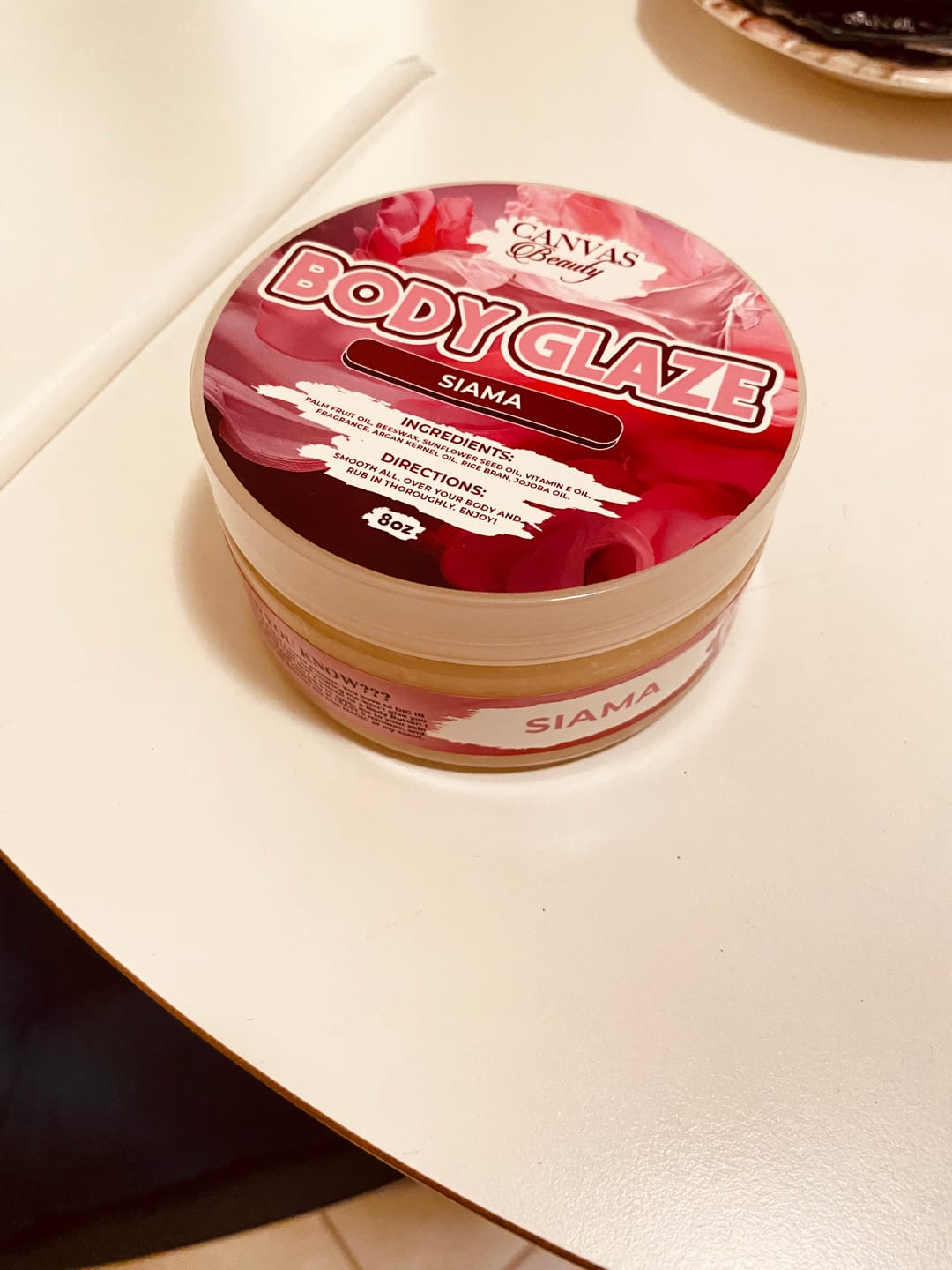 Customer photo review of BODY GLAZE: SIAMA