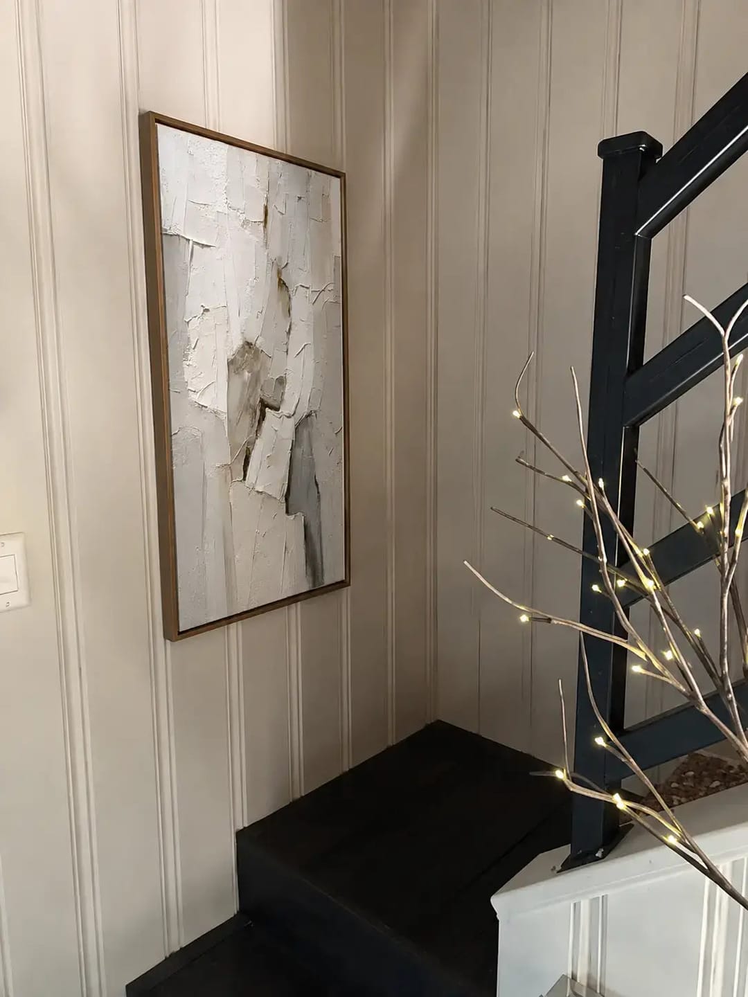 Customer photo review of Alabaster Facets Wabi Sabi Wall Art
