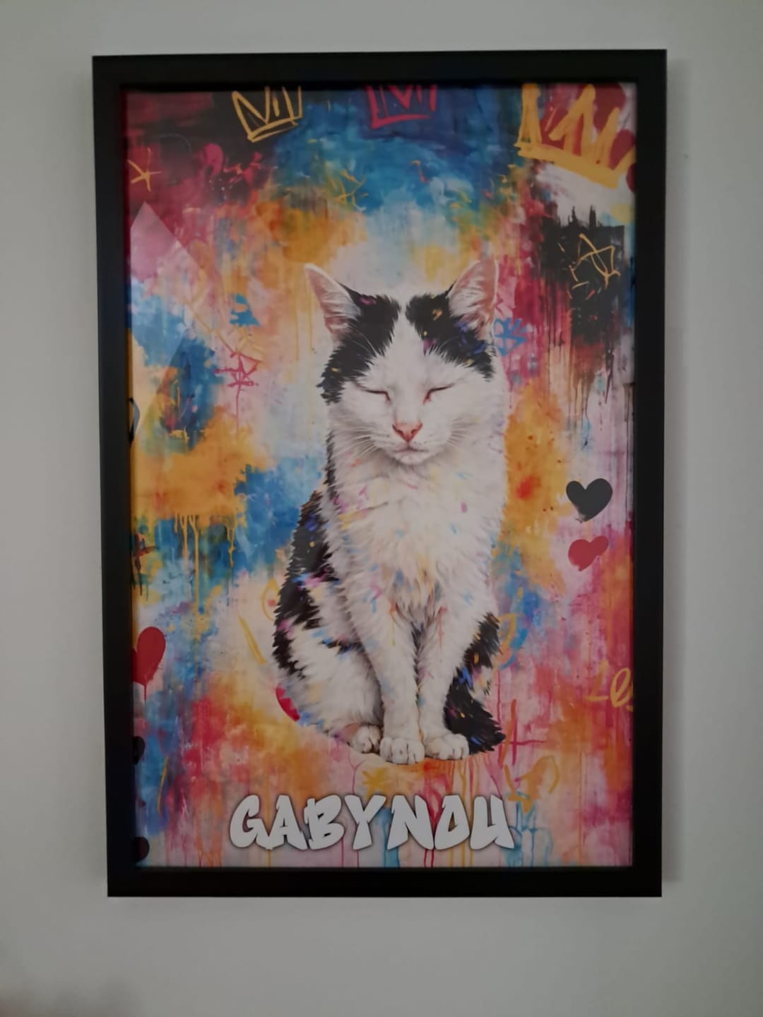 Customer photo review of Le graffiti - Poster personnalisé