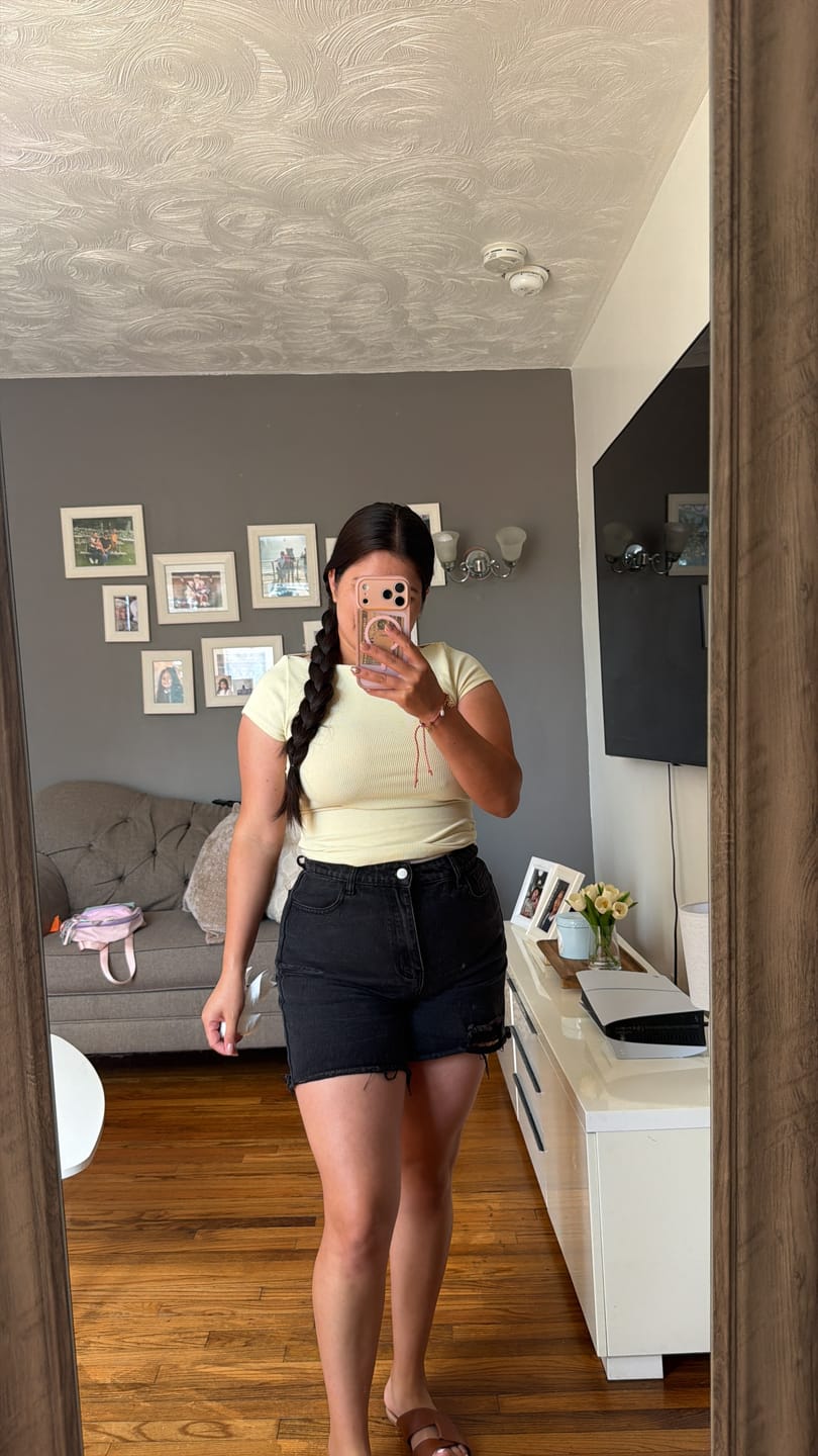 Customer photo review of Smoothing Bodysuit with Brief 8051
