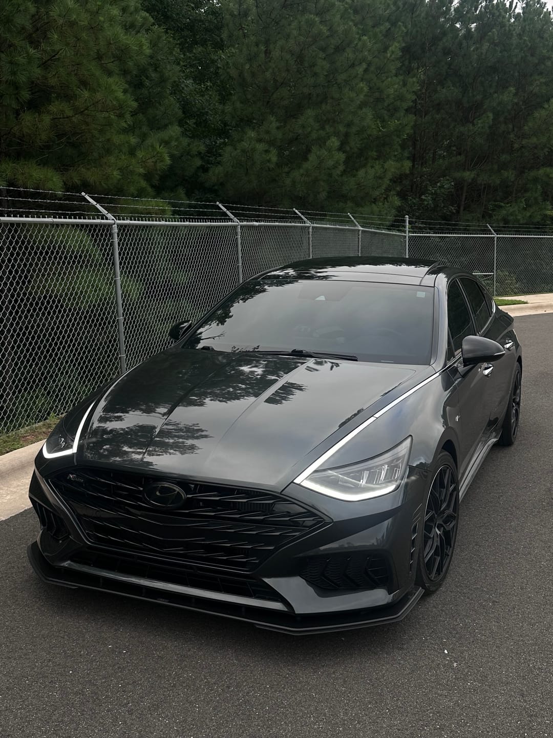 Customer photo review of DN8 Sonata N Line 2020-2023 Front Lip Splitter Extensions (Pair)