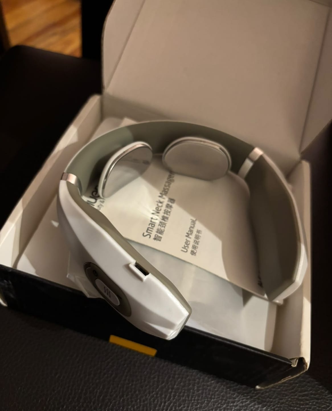 Customer photo review of Masajeador Cervical Descontracturante