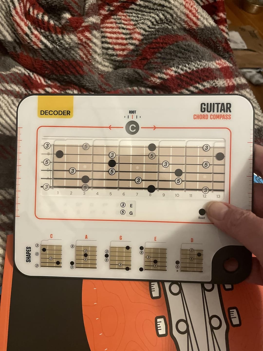 Customer photo review of Guitar Chord Compass