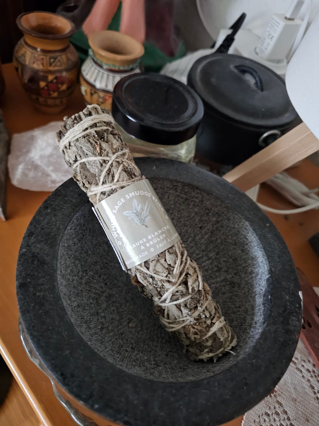 Customer photo review of Weißer Salbei Räucherbündel – 15 cm