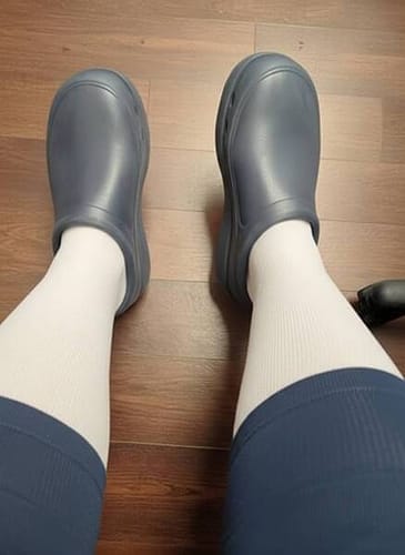 Customer photo review of Calze BambooFlow™ a Compressione punta CHIUSA – Gambe leggere tutto il giorno!