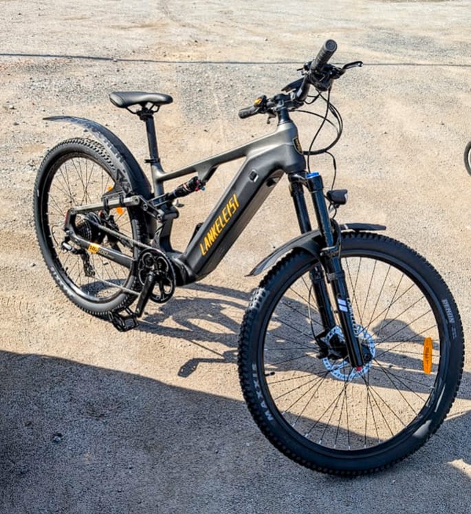 Customer photo review of Lankeleisi MG600 Pro 250W 29" Trails E-Mountain Bike 150/130 mm Full Suspension EMTB 960Wh Battery