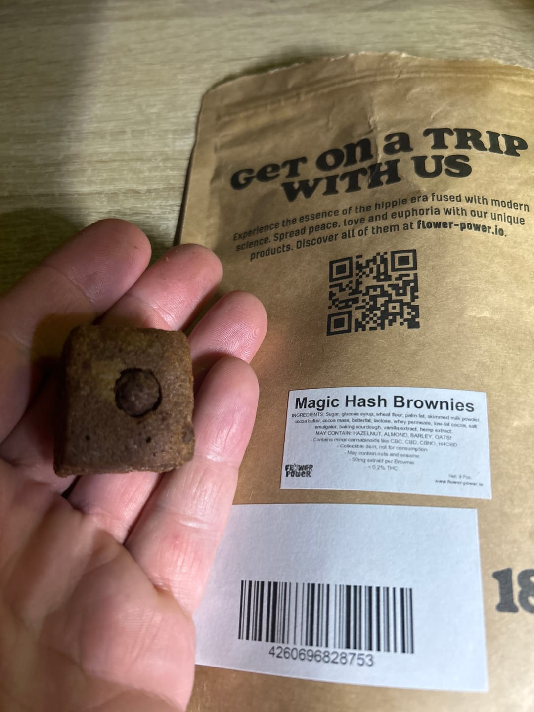 Customer photo review of 🔮 Magic Hasch Brownies - POWER LVL: 5/5