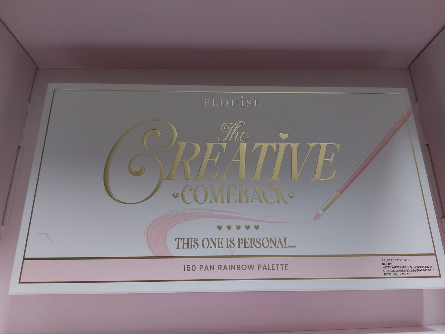 Customer photo review of Creative Comeback XXXL Palette