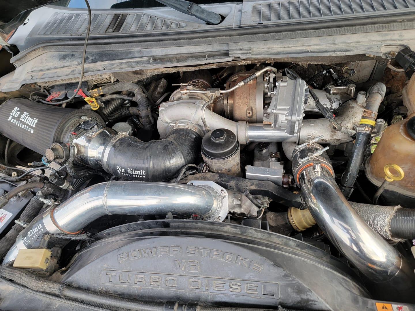 Customer photo review of 2008-2010 Powerstroke KC Fusion Compound Turbochargers (Stage 1 High Pressure & Stage 1 & 2 Low Pressure) (302448)