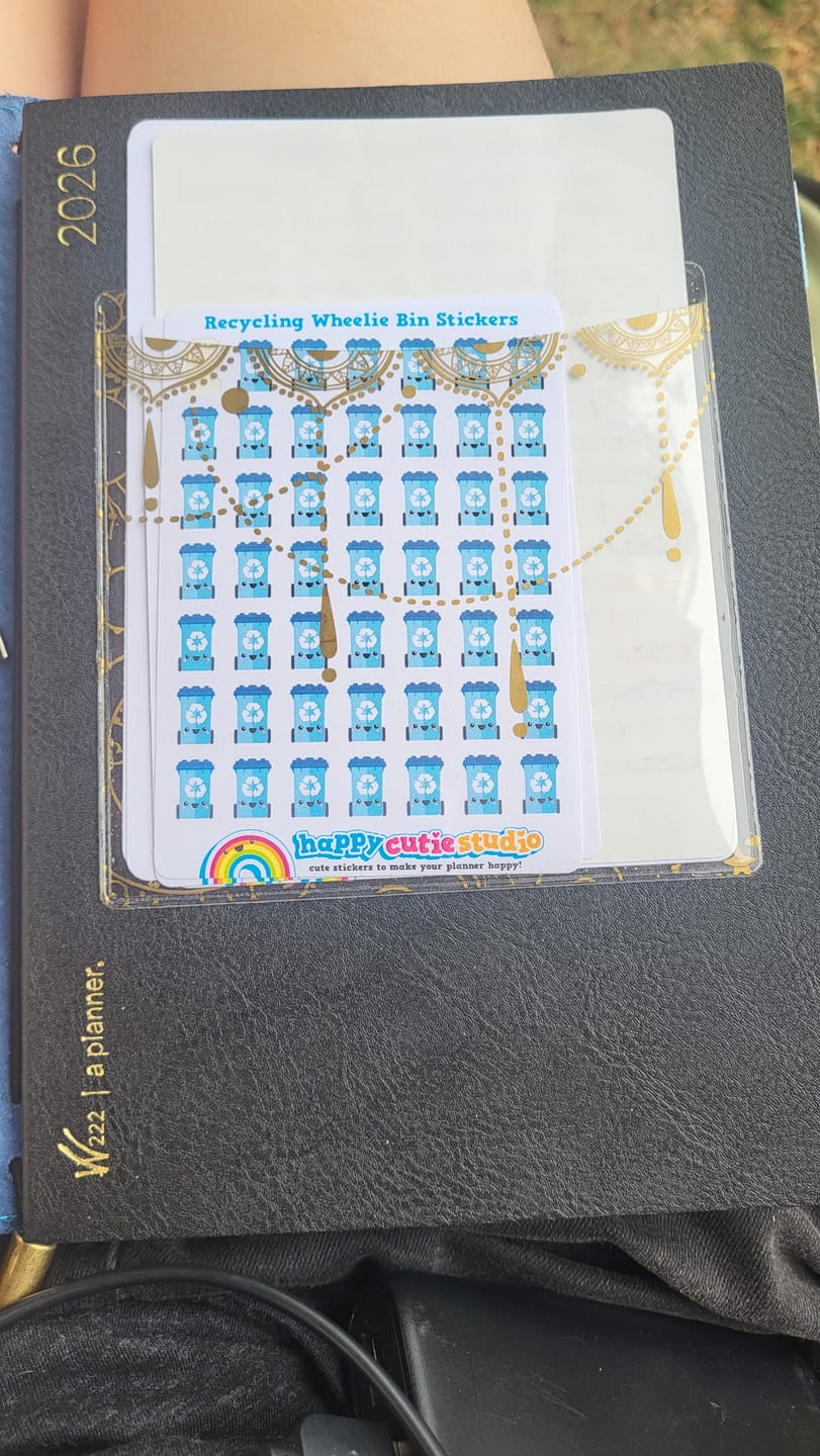 Customer photo review of Adhesive Pocket | Moon & Stars