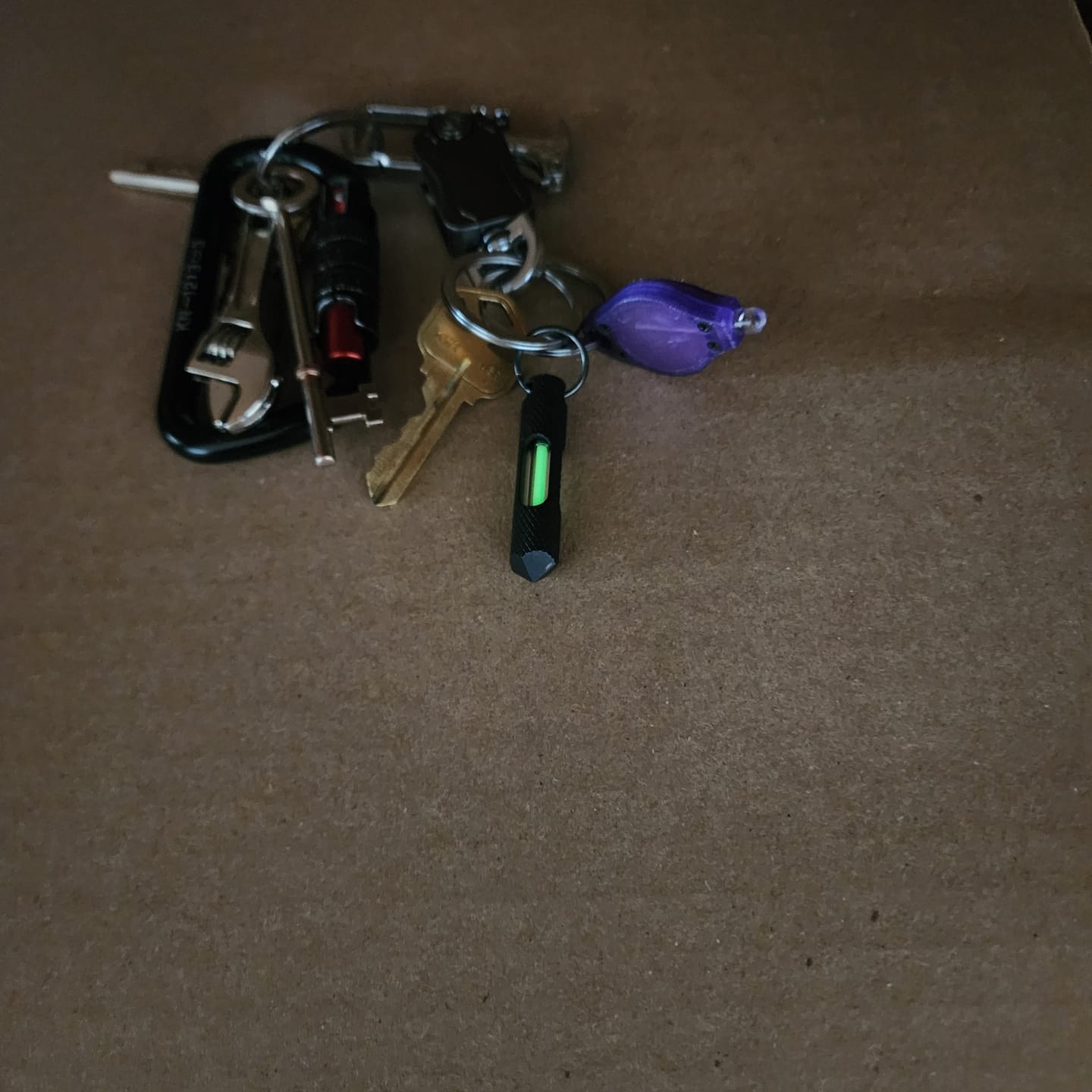 Customer photo review of The Knurled Edition Glow Fob