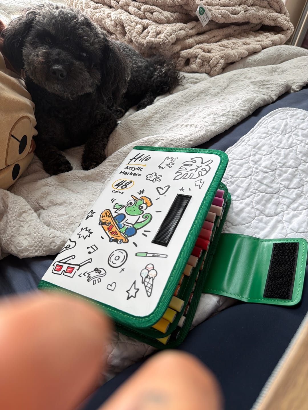Customer photo review of Ohuhu Hilo Series Direct-ink Acrylic Paint Markers