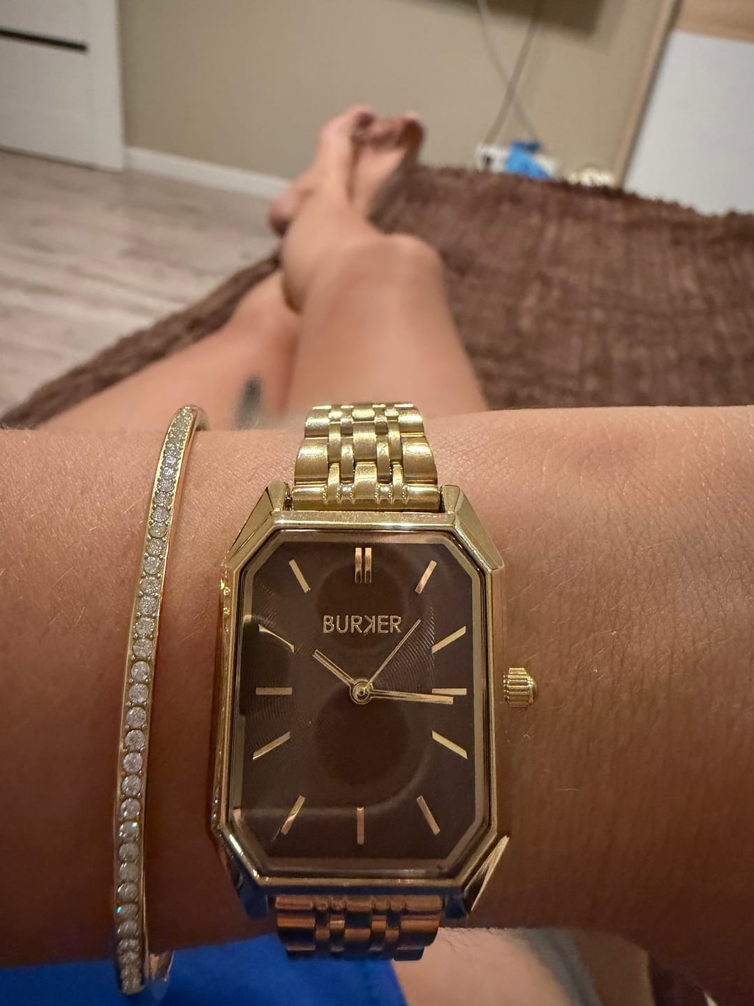 Customer photo review of Isabell Gold Brown