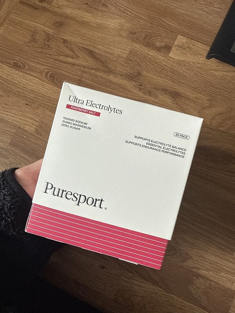 Customer photo review of Ultra Electrolytes (30 pack) - Raspberry Salt