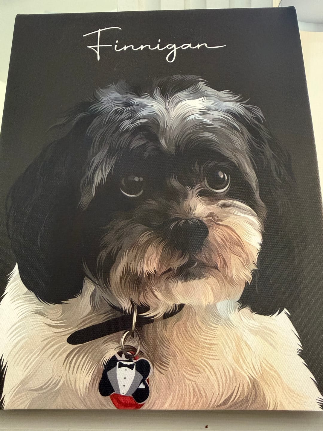 Customer photo review of Pet Art Canvas Wrap