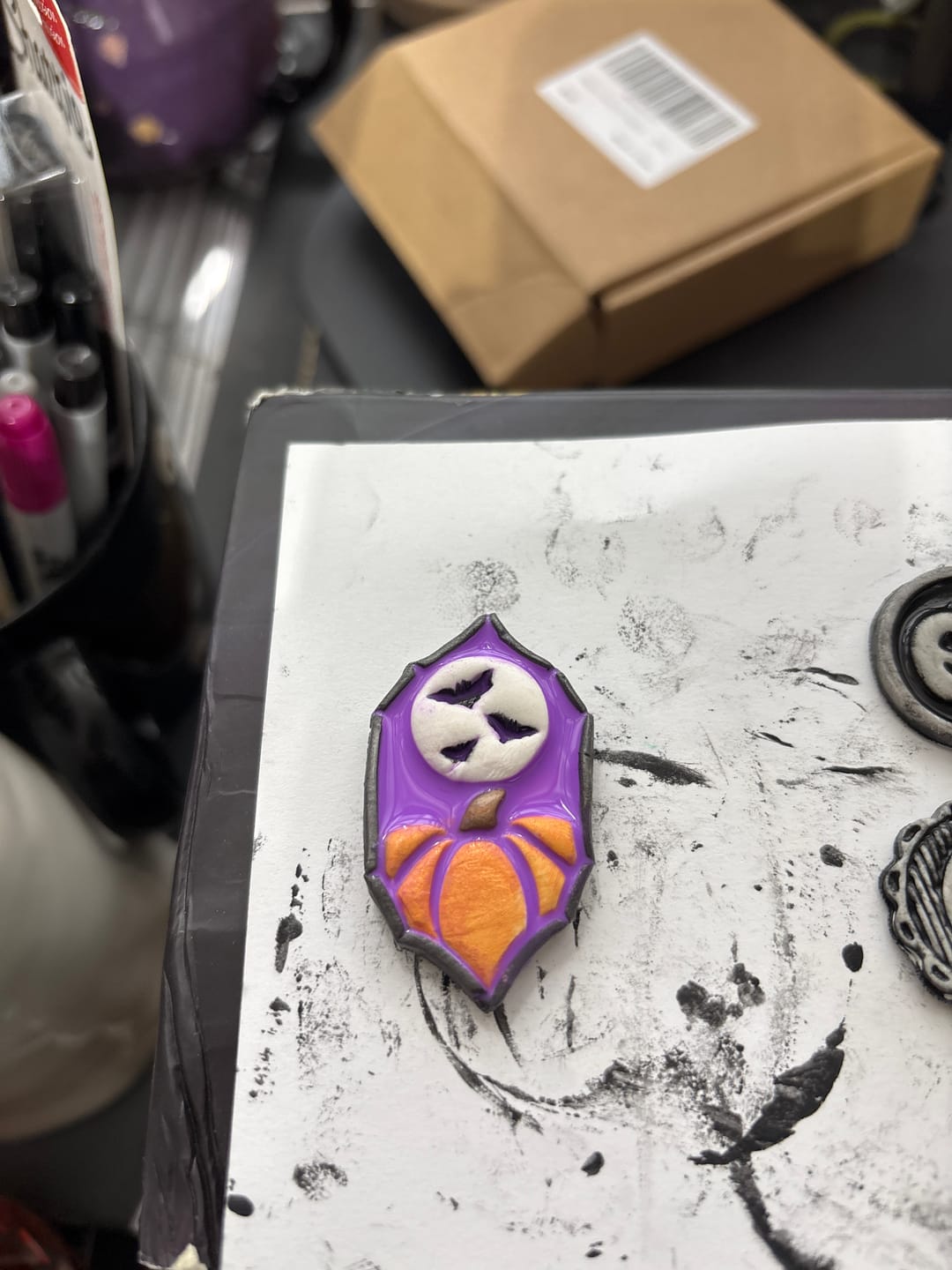Customer photo review of Liquid Sculpey - Purple Liquid Clay [DISCONTINUED]